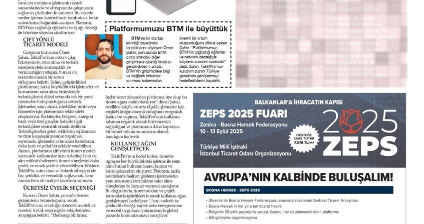 İstanbul Ticaret Gazetesi - TeklifPro